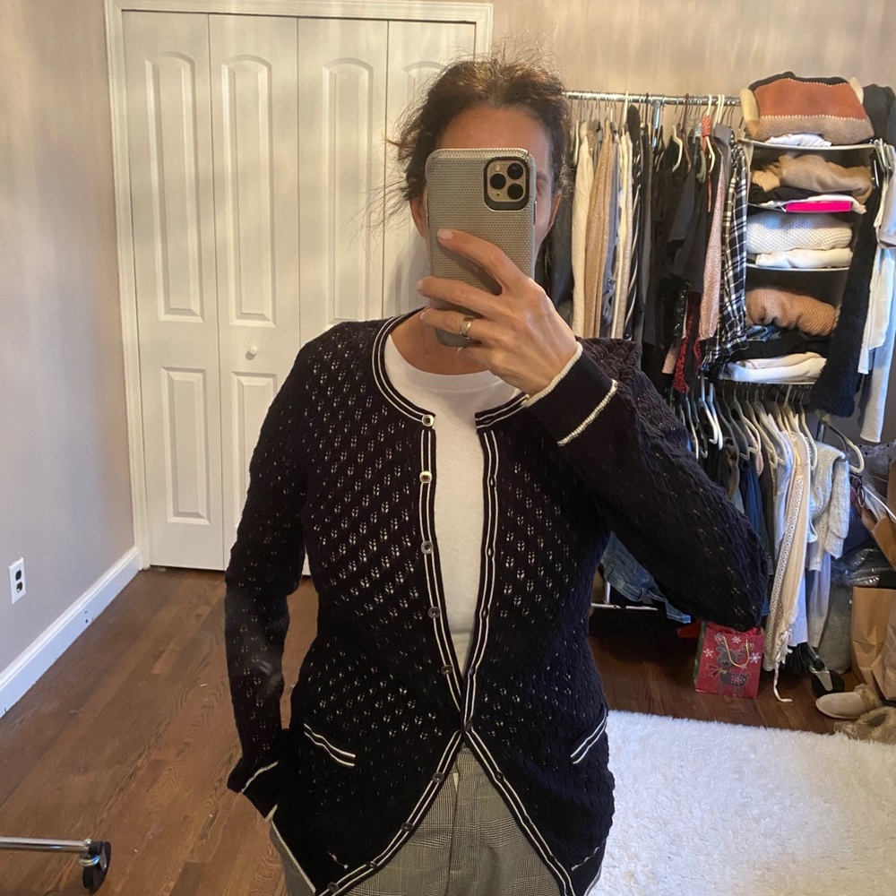Black knit cardigan - Picture 7 of 8